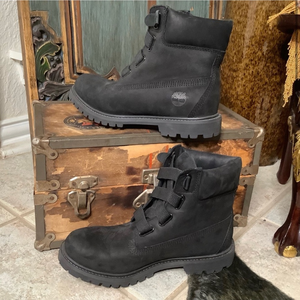 TIMBERLAND Women’s Premium A1SEO Waterbuck Leather Boot Black Out